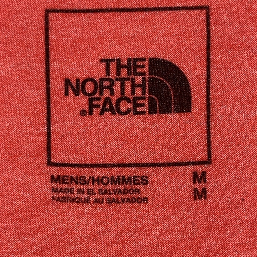 The North Face Men's Lot Tee Shirts Medium Top Green Red Logo Stars - Picture 7 of 8